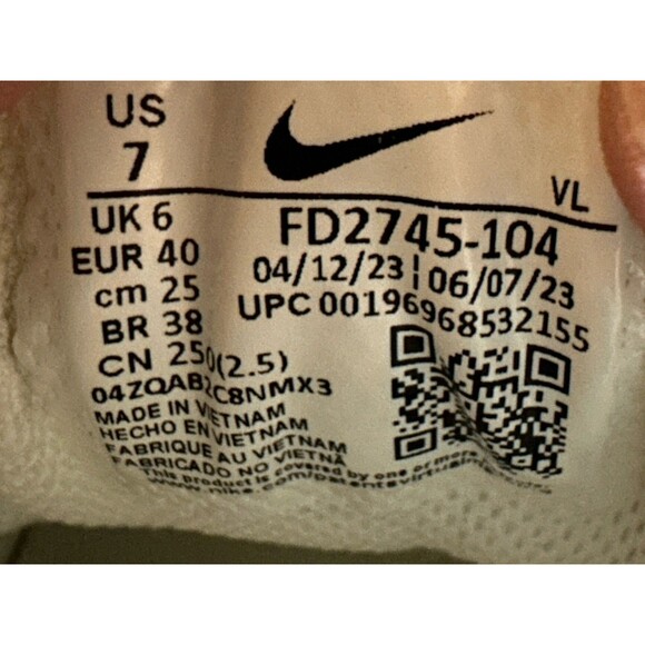 Nike Alpha Huarache Elite 4 Low Metal Baseball Cleats FD2745-104 Mens Size 7 - Picture 7 of 8